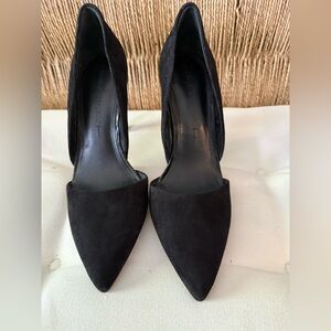 Banana Republic Black Suede Heels, size 7.5